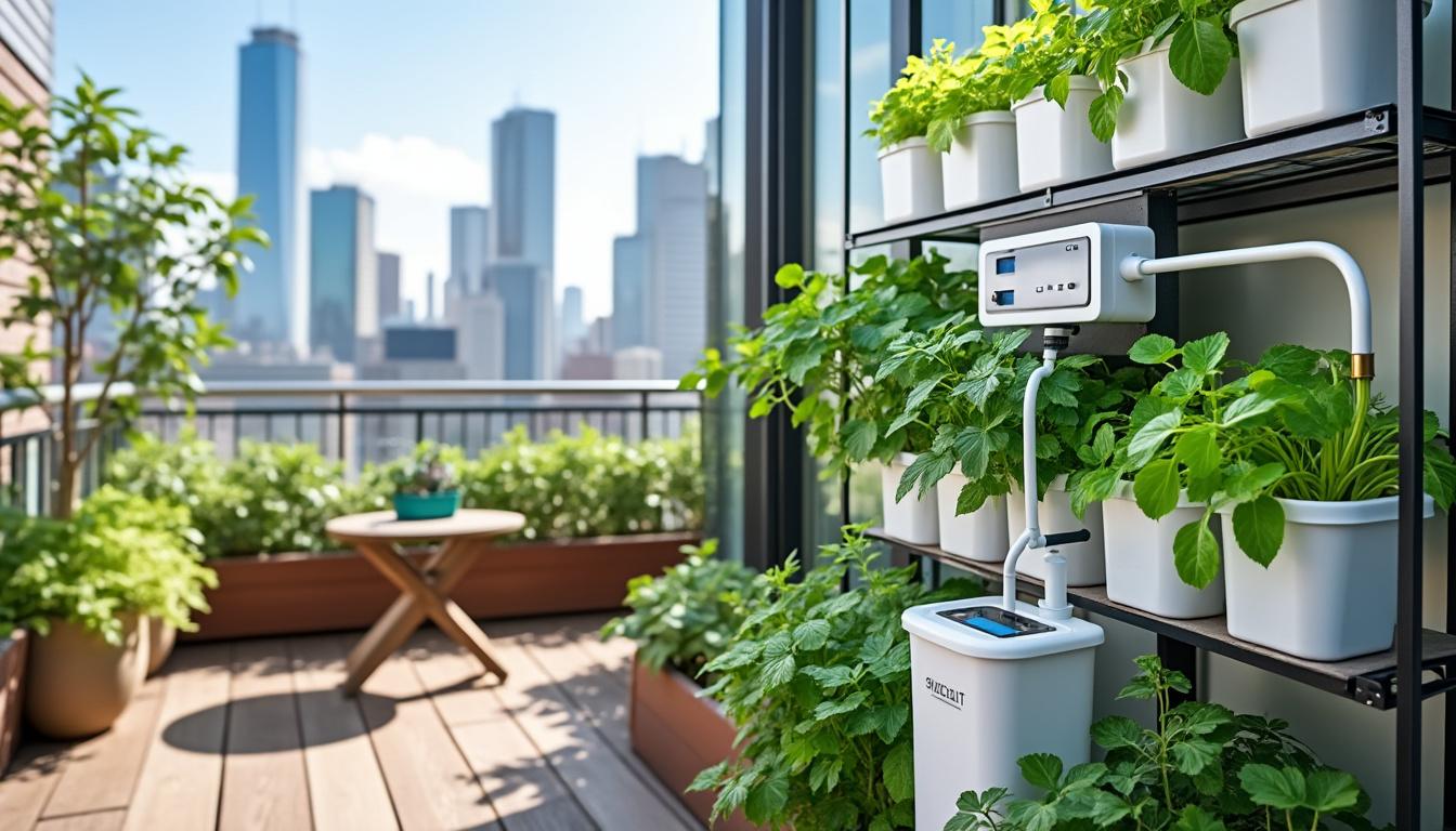 découvrez comment programmer facilement un système d’arrosage goutte-à-goutte connecté pour garder vos plantes de balcon en bonne santé et profiter d’un arrosage automatique à distance.