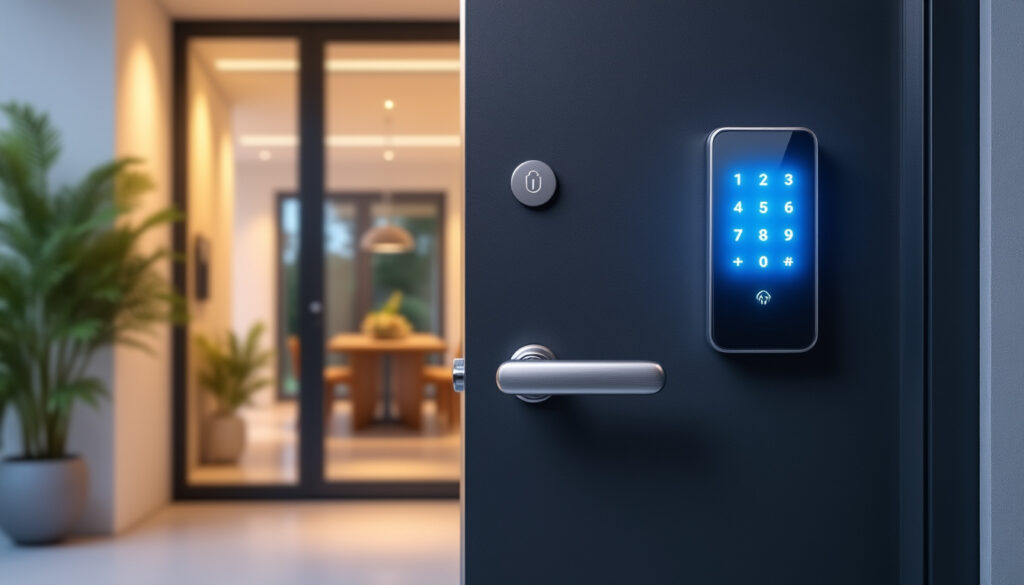 ajoutez un clavier connecté nuki à votre porte pour sécuriser et gérer facilement les accès à votre domicile. profitez d’un contrôle d’accès intelligent, pratique et fiable.