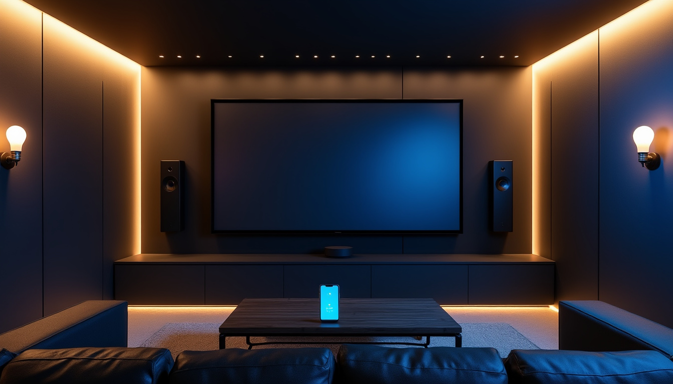 découvrez comment transformer votre salon en véritable salle de cinéma grâce à jeedom et des ampoules connectées. suivez nos astuces pour créer une ambiance lumineuse immersive et profiter pleinement de vos films !