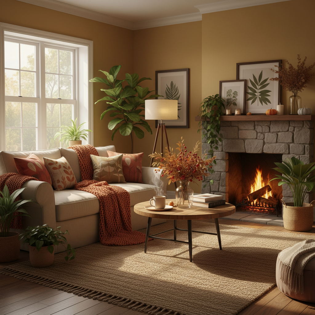 découvrez comment créer un scénario chaleureux “matin d’automne” avec une lumière douce et une tasse de café, pour une ambiance conviviale et réconfortante.