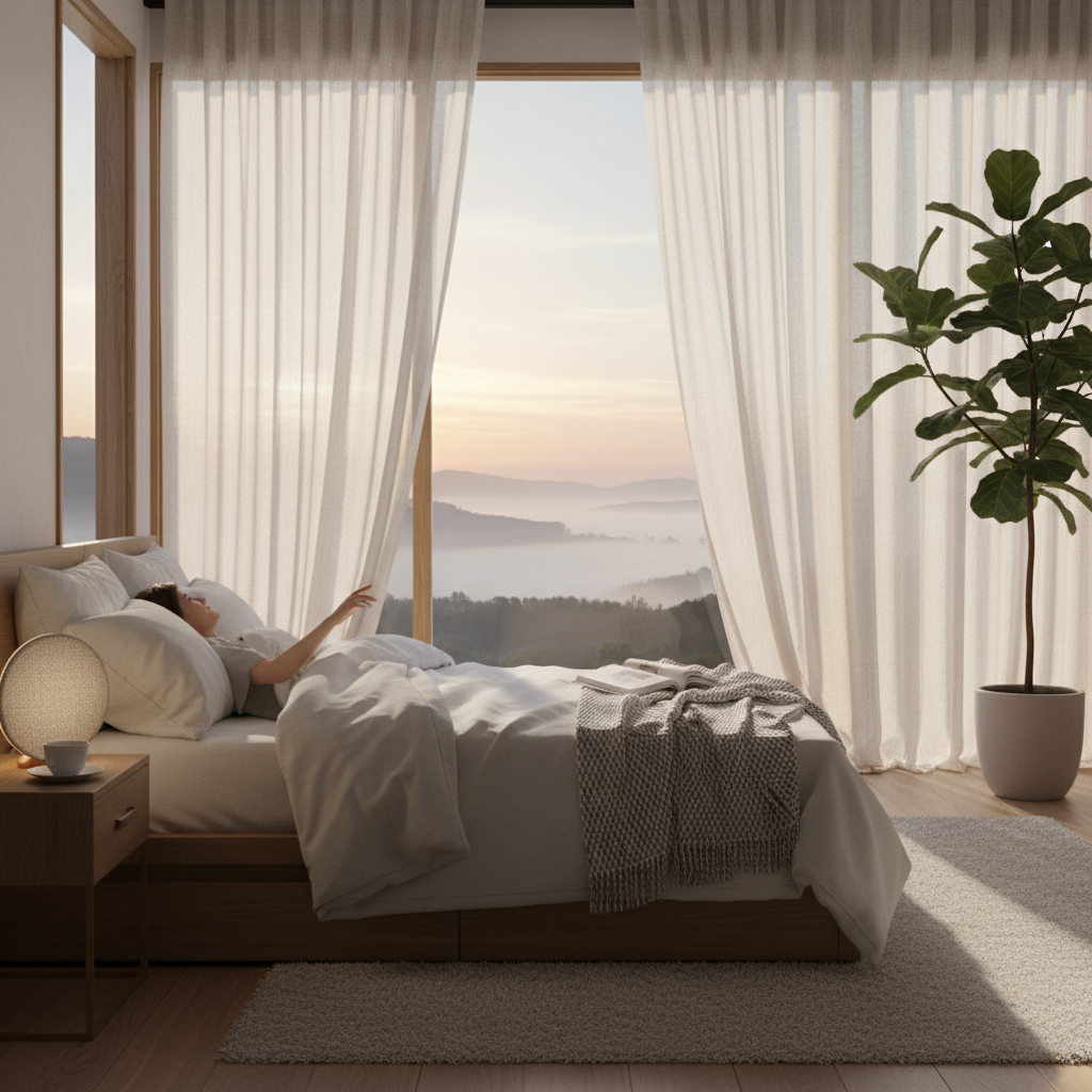 découvrez comment créer un scénario de réveil tout en douceur avec une lumière progressive et une musique apaisante pour commencer votre journée en sérénité.